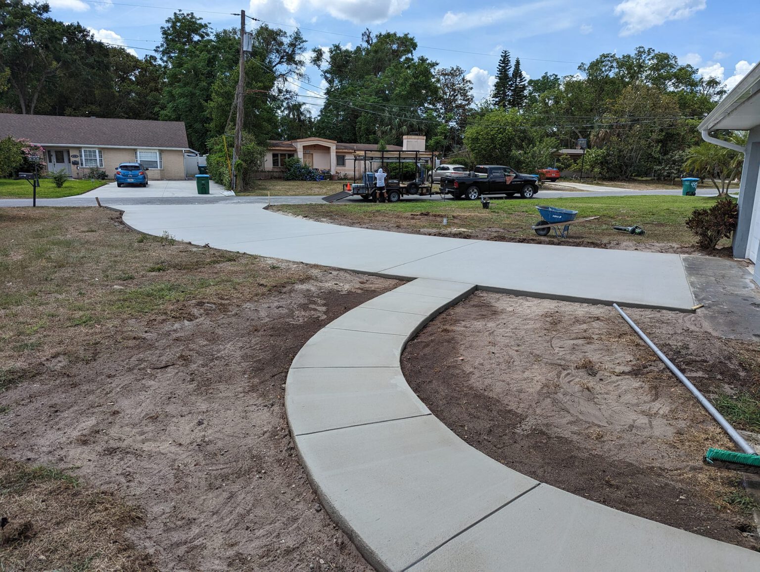 Stained Concrete Driveways Concrete Driveways of Jacksonville